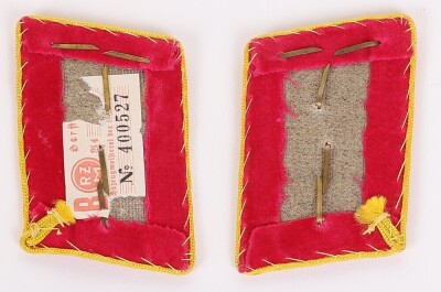 Third Reich NSDAP Reich Abschnittsleiter Tunic Collar Patches - 3