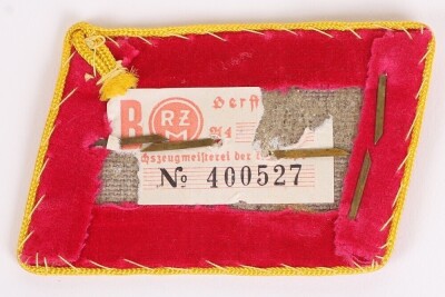 Third Reich NSDAP Reich Abschnittsleiter Tunic Collar Patches - 4
