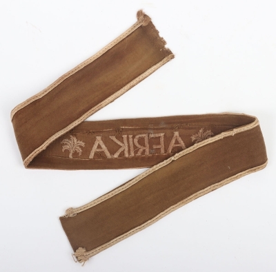 WW2 German Army Afrika Campaign Cuff Title - 2