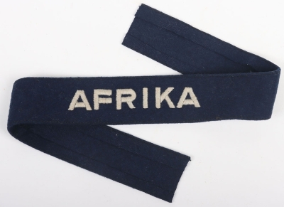 WW2 German Luftwaffe &ldquo;Afrika&rdquo; Cuff Title