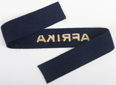 WW2 German Luftwaffe &ldquo;Afrika&rdquo; Cuff Title - 2