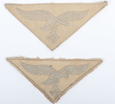 2x WW2 German Luftwaffe Tropical Shirt Breast Eagles - 2
