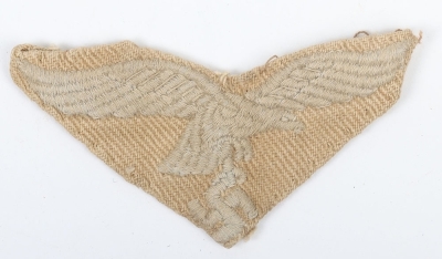 WW2 German Luftwaffe Cap Eagle for Tropical Overseas / Side Cap - 2