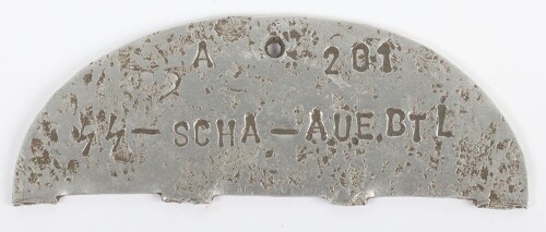 WW2 German Waffen-SS Identity Disc SS-Scharfsch&uuml;tzen-Ausbildungs- und Ersatz-Bataillon (SS Sniper Training and Replacement Battalion)