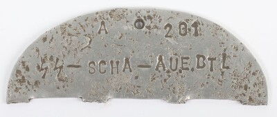 WW2 German Waffen-SS Identity Disc SS-Scharfsch&uuml;tzen-Ausbildungs- und Ersatz-Bataillon (SS Sniper Training and Replacement Battalion)