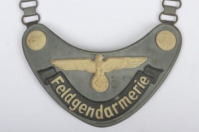Third Reich Field Police 'Feldgendarmerie' Gorget by Assmann. - 3