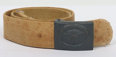 WW2 German Luftwaffe Tropical Pattern Belt and Buckle,