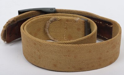 WW2 German Luftwaffe Tropical Pattern Belt and Buckle, - 3