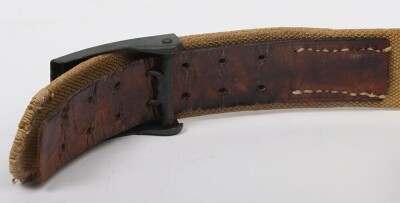 WW2 German Luftwaffe Tropical Pattern Belt and Buckle, - 5