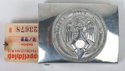 Third Reich Hitler Youth (Hitler Jugend) Belt Buckle by Christian Theodor Dicke, L&uuml;denscheid