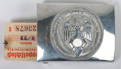Third Reich Hitler Youth (Hitler Jugend) Belt Buckle by Christian Theodor Dicke, L&uuml;denscheid