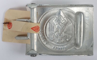 Third Reich Hitler Youth (Hitler Jugend) Belt Buckle by Christian Theodor Dicke, L&uuml;denscheid - 3