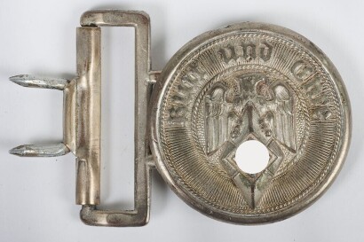 Third Reich Hitler Youth (Hitler Jugend) Leaders Belt Buckle by Christian Theodor Dicke, L&uuml;denscheid.