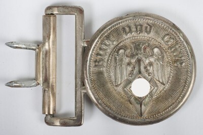 Third Reich Hitler Youth (Hitler Jugend) Leaders Belt Buckle by Christian Theodor Dicke, L&uuml;denscheid.