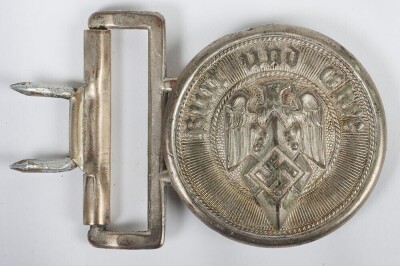Third Reich Hitler Youth (Hitler Jugend) Leaders Belt Buckle by Christian Theodor Dicke, L&uuml;denscheid. - 2