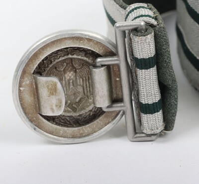 WW2 German Army (Heer) Officers Parade Belt and Buckle. - 2