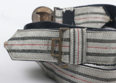 WW2 German Luftwaffe Officers Parade Brocade Belt with Buckle - 6
