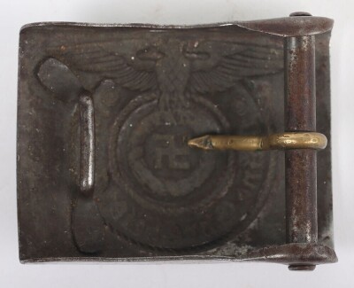 Rare Waffen-SS Belt Buckle by Robert Dold, Offenberg 'RODO', - 3