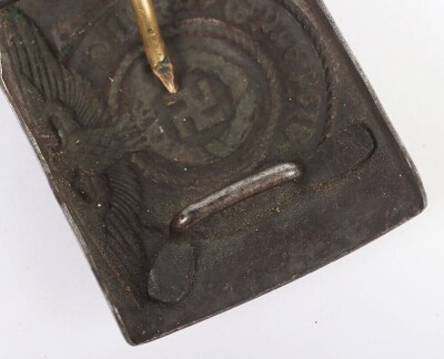 Rare Waffen-SS Belt Buckle by Robert Dold, Offenberg 'RODO', - 4