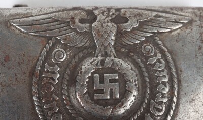 Rare Waffen-SS Belt Buckle by Robert Dold, Offenberg 'RODO', - 8