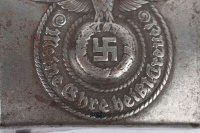 Rare Waffen-SS Belt Buckle by Robert Dold, Offenberg 'RODO', - 9