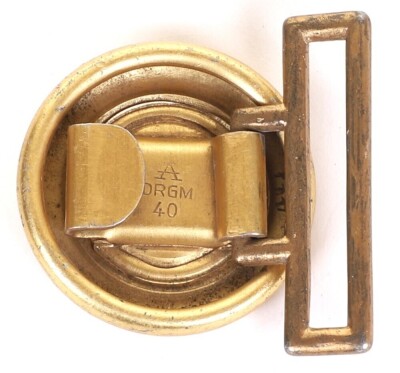 WW2 German Reichsbahn (Railway) Officers Belt Buckle - 4