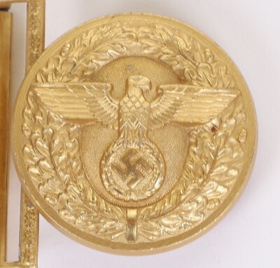WW2 German NSDAP Leaders Belt Buckle - 3