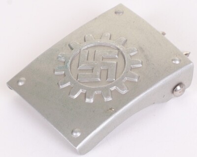 WW2 German DAF (German Labour Front) Mans Belt Buckle - 5