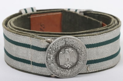 WW2 German Army (Heer) Officers Brocade Belt and Buckle - 2