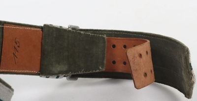WW2 German Army (Heer) Officers Brocade Belt and Buckle - 5