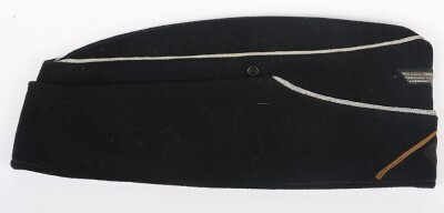 Rare WW2 German Panzer Cavalry / Reconnaissance Officers Overseas / Side Cap - 3