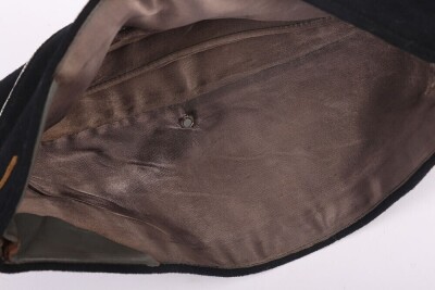 Rare WW2 German Panzer Cavalry / Reconnaissance Officers Overseas / Side Cap - 5
