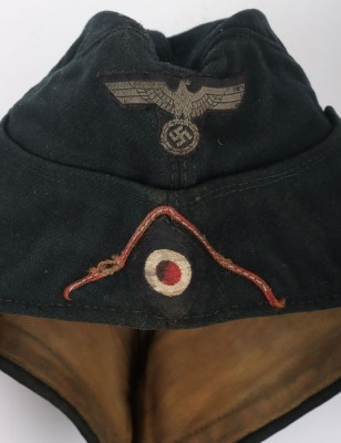 WW2 German Panzer Troops Other Ranks Overseas / Side Cap - 3