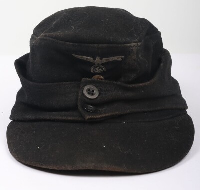 Rare WW2 German Panzer M-43 Field Cap - 2