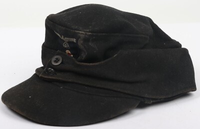 Rare WW2 German Panzer M-43 Field Cap - 3