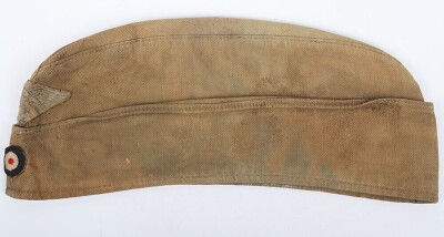 WW2 German Luftwaffe Tropical Overseas / Side Cap, - 4