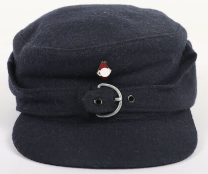 Third Reich Hitler Youth (Hitlerjugend) Blue Wool M43-Style Field Cap with RZM Label