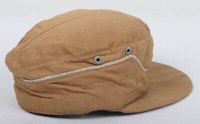 WW2 German Navy Kriegsmarine Tropical Pattern Officer&rsquo;s M43 Field Cap - 4