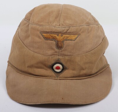 WW2 German Kriegsmarine Tropical M-43 Field Cap - 2