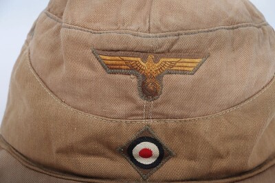 WW2 German Kriegsmarine Tropical M-43 Field Cap - 3