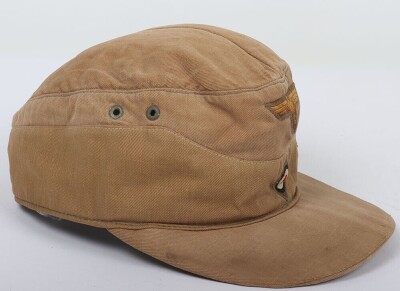 WW2 German Kriegsmarine Tropical M-43 Field Cap - 4