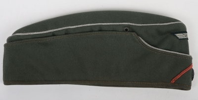 WW2 German Army (Heer) Officer&rsquo;s Overseas / Side Cap for Panzer Troops - 2