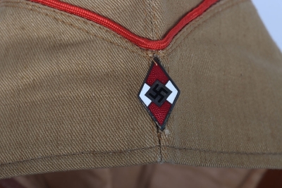 Third Reich Hitler Youth (Hitlerjugend) Summer Pattern Overseas / Side Cap - 3