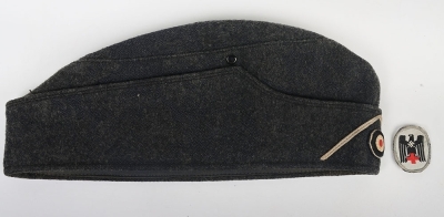 Third Reich Red Cross (DRK) Side Cap - 3