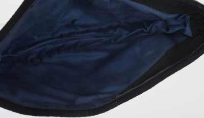 WW2 German Kriegsmarine Administration Officers Overseas Side Cap, made in Paris - 4
