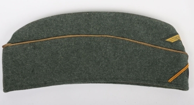 WW2 German Kriegsmarine Coastal Artillery Officers Overseas / Side Cap - 2