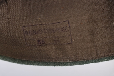 WW2 German Kriegsmarine Coastal Artillery Officers Overseas / Side Cap - 5