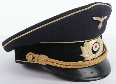Third Reich TENO Generals Peaked Cap - 3