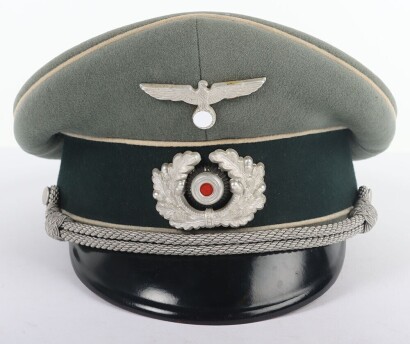 WW2 German Army Infantry Officers Peaked Cap