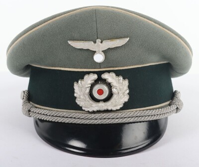 WW2 German Army Infantry Officers Peaked Cap